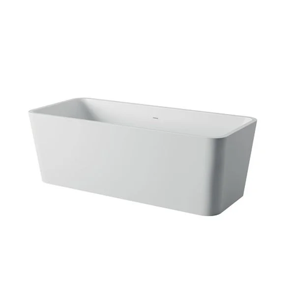 Ванна из искусственного камня Artceram Square 180x80, белый матовый (ACW004 05) - Фото 2